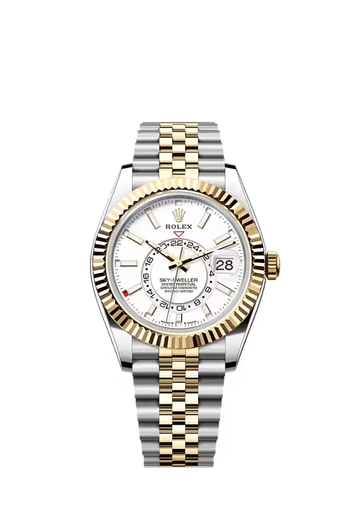 Rolex Sky-Dweller Oyster, 42 mm, acier Oystersteel et or