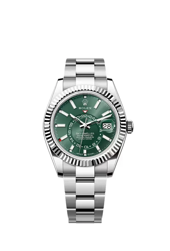 Rolex Sky-Dweller Oyster, 42 mm, acier Oystersteel et or