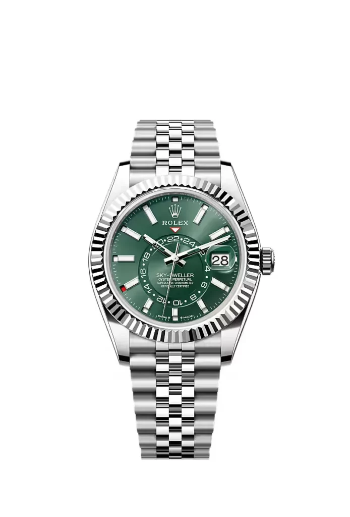 Rolex Sky-Dweller Oyster, 42 mm, acier Oystersteel et or
