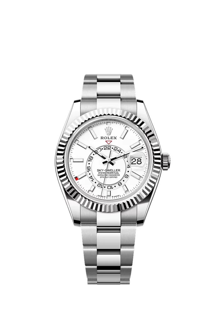 Rolex Sky-Dweller Oyster, 42 mm, acier Oystersteel et or