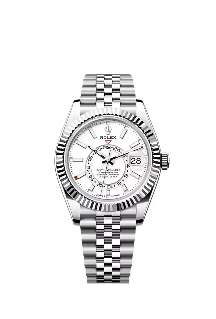 Rolex Sky-Dweller Oyster, 42 mm, acier Oystersteel et or