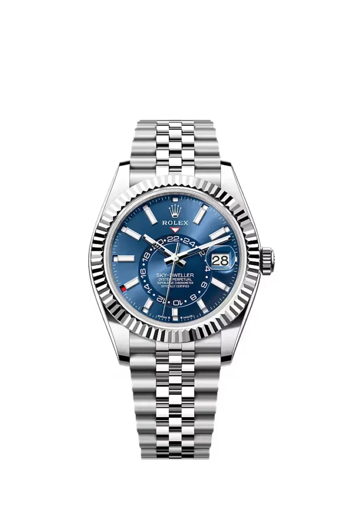Rolex Sky-Dweller Oyster, 42 mm, acier Oystersteel et or