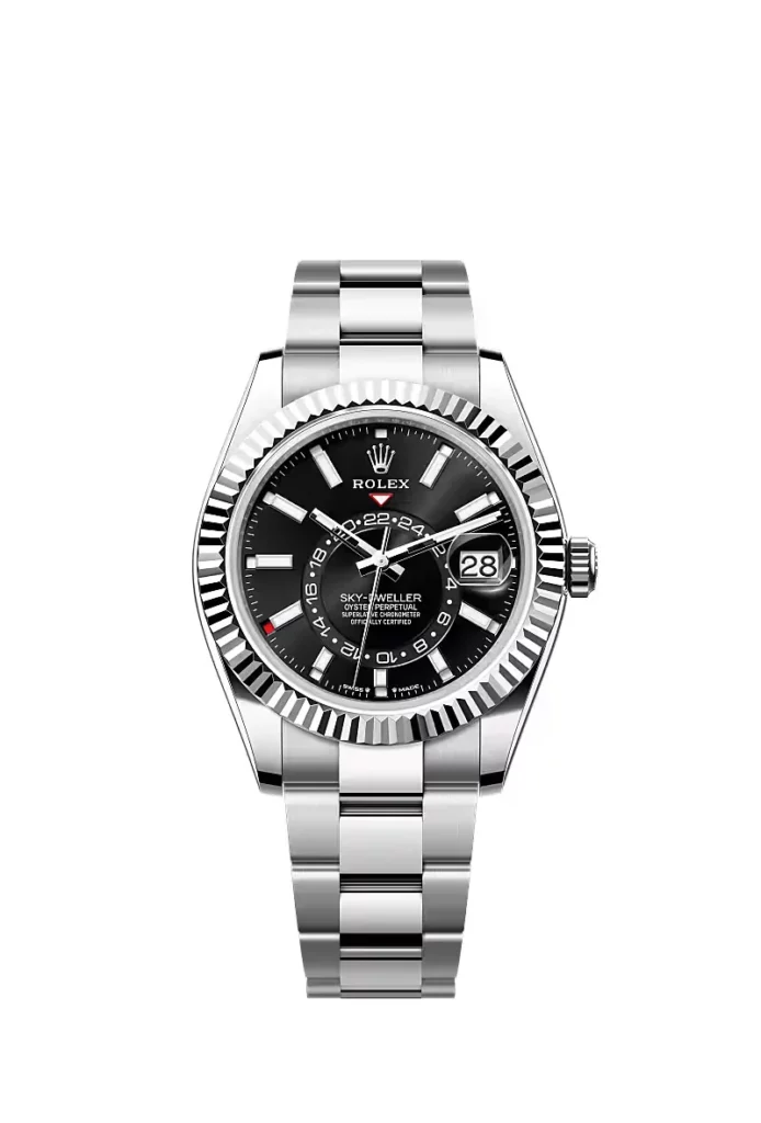 Rolex Sky-Dweller Oyster, 42 mm, acier Oystersteel et or