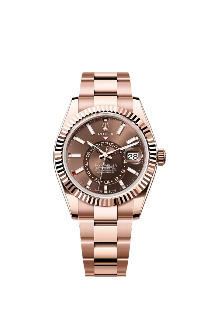 Rolex Sky-Dweller Oyster, 42 mm, or Everose