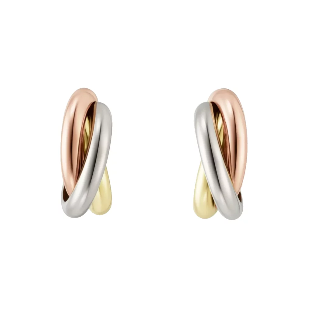 Boucles d'oreilles Trinity, modèle classique