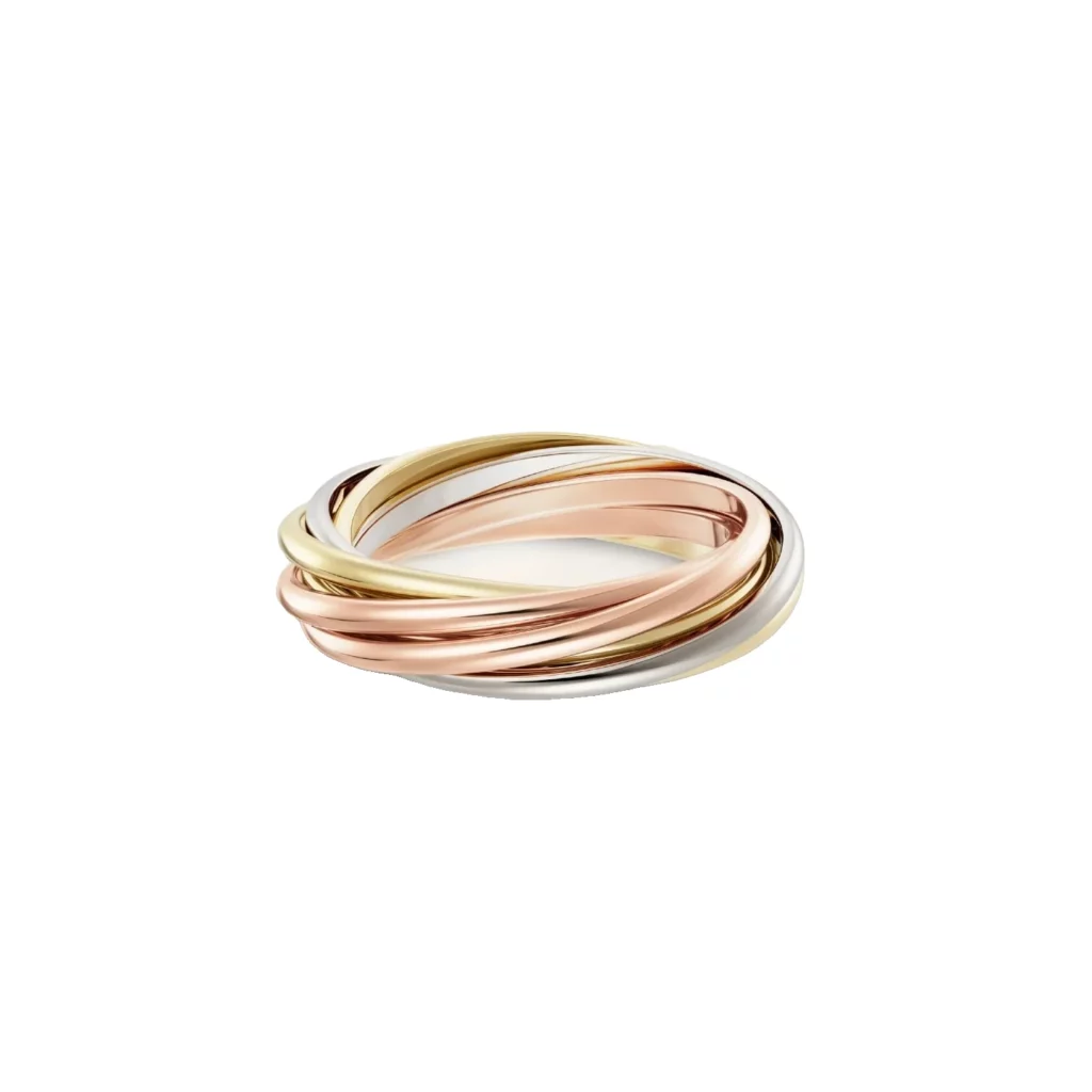 Bague Trinity, sept rangs