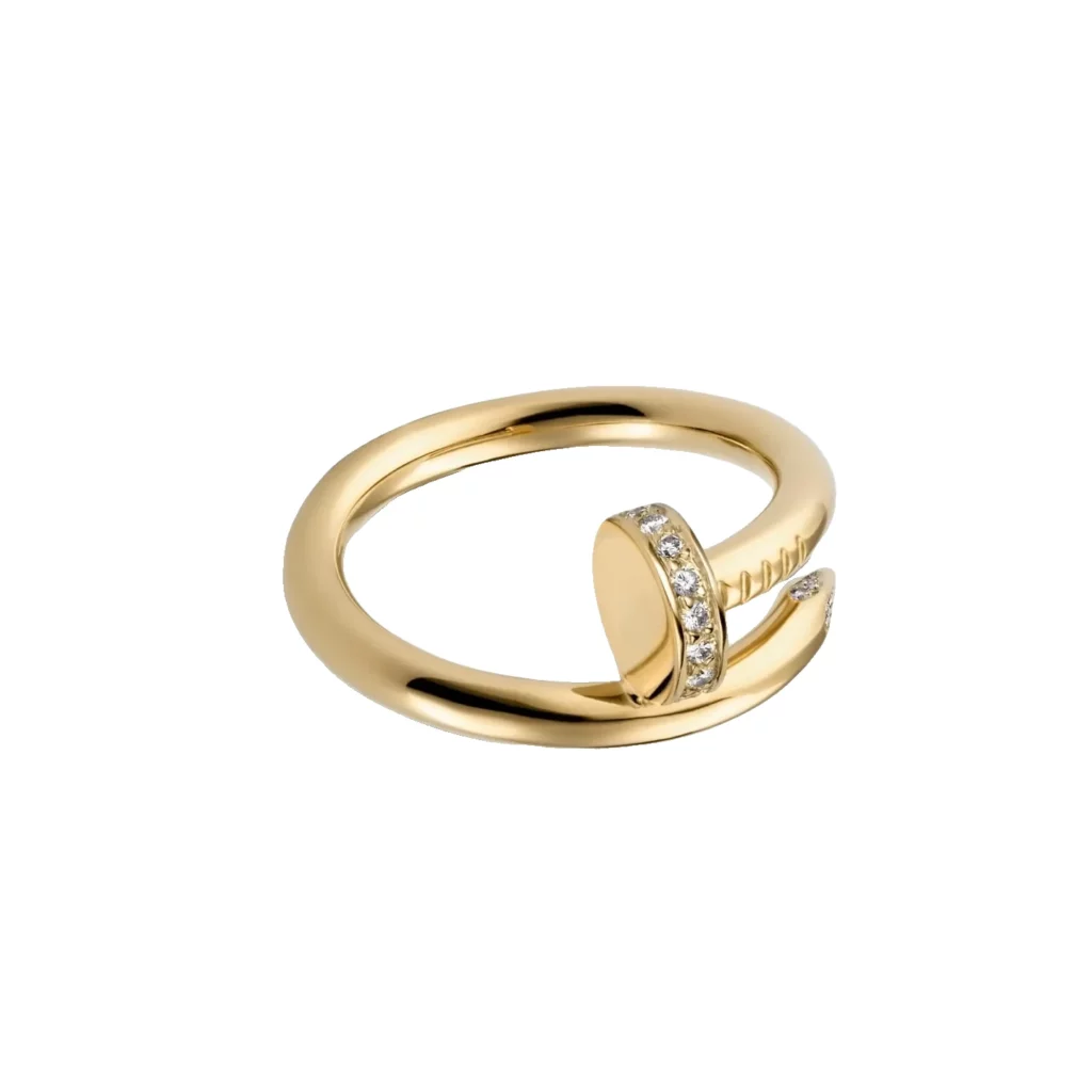 Bague Juste un Clou, modèle classique, diamants