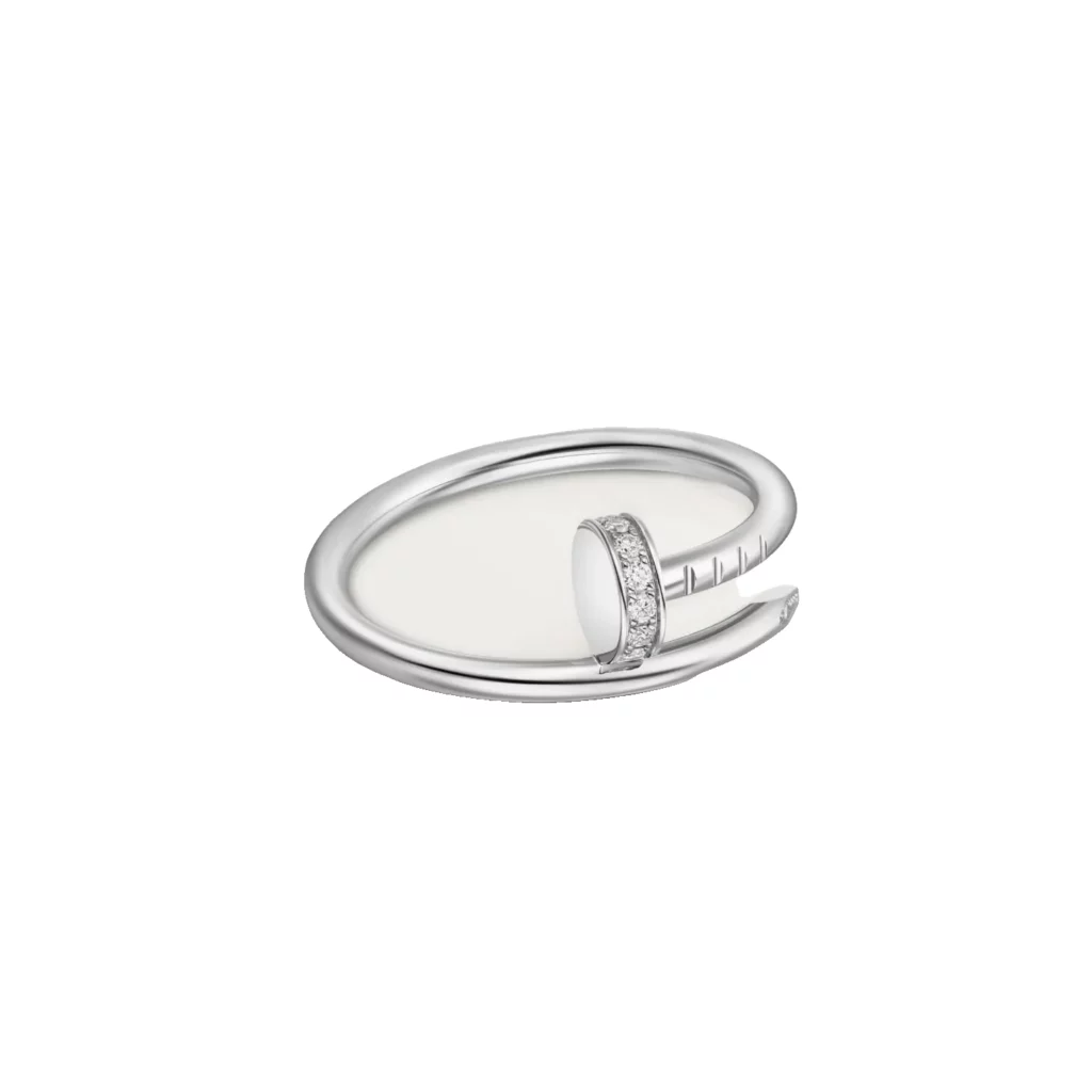 Bague Juste un Clou, petit modèle, diamants