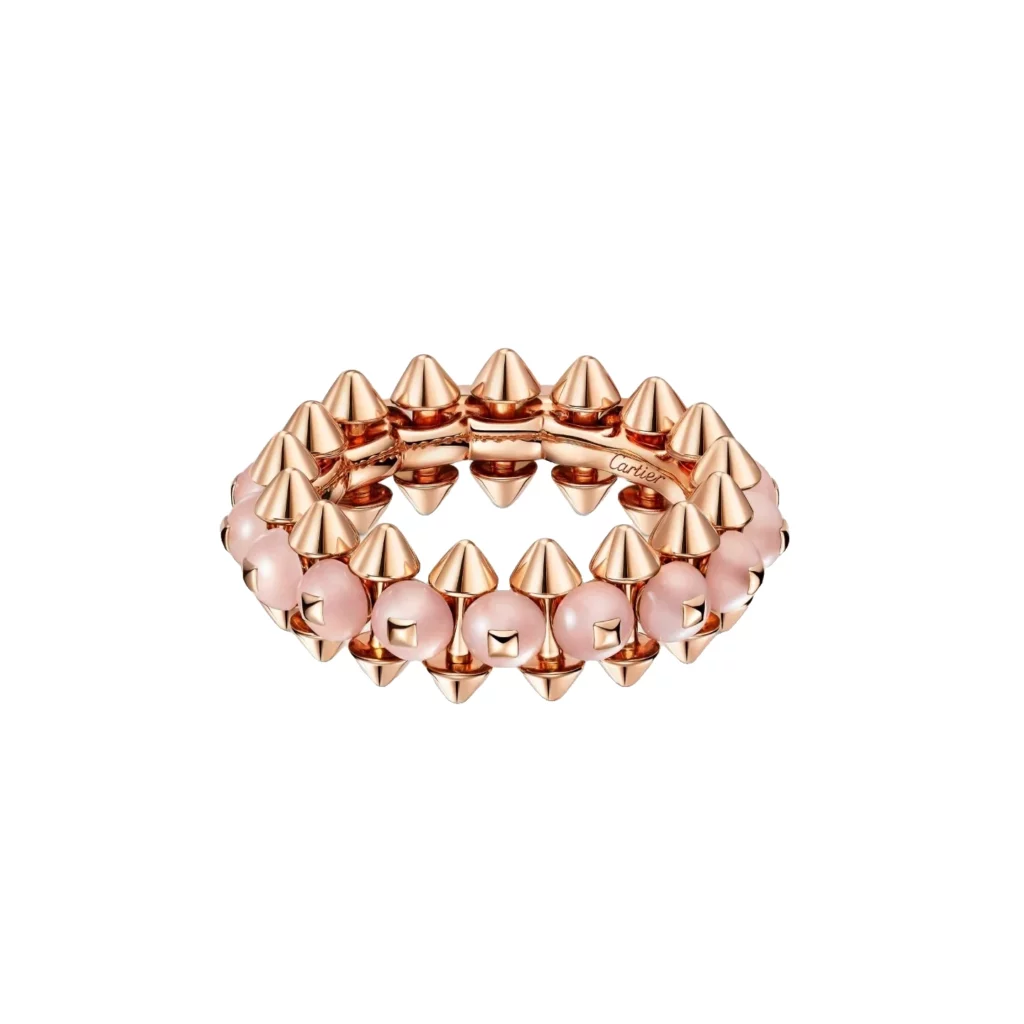 Bague Clash de Cartier, calcédoine rose