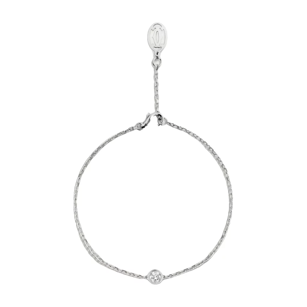 Bracelet Cartier d'Amour, diamant taille brillant, petit modèle