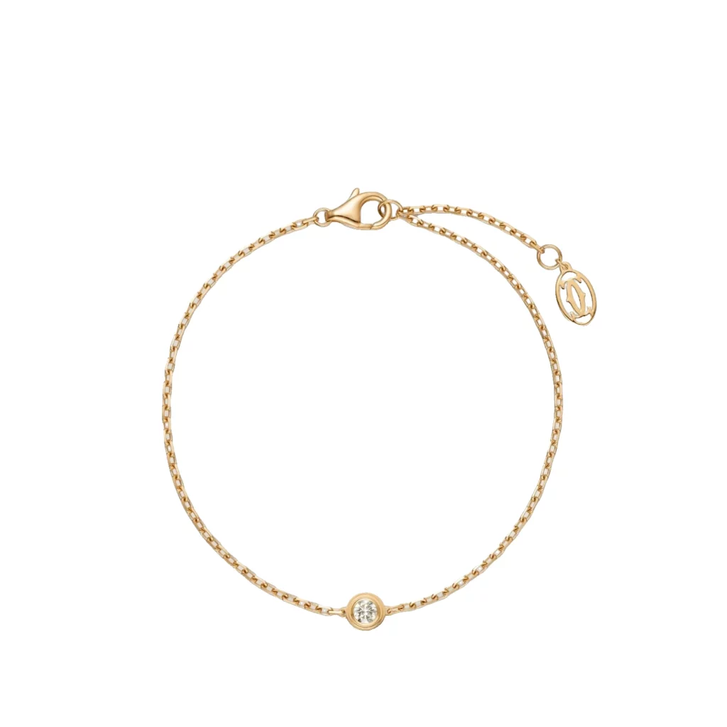 Bracelet Cartier d'Amour, diamant taille brillant, moyen modèle