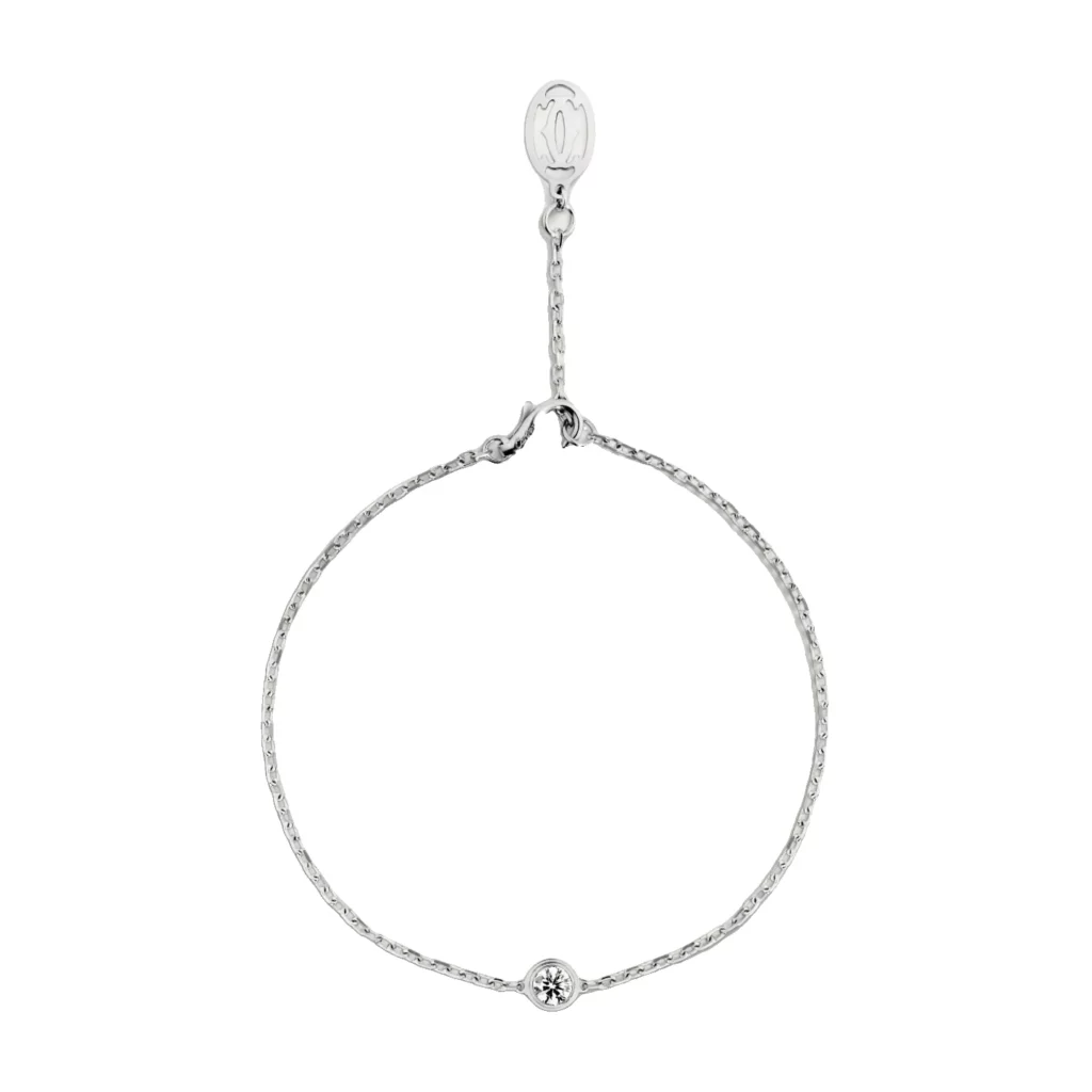 Bracelet Cartier d'Amour, diamant taille brillant, moyen modèle