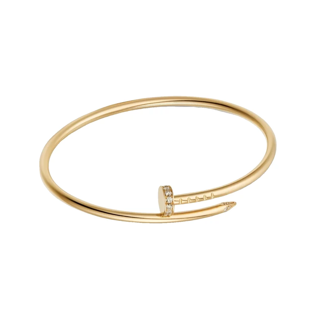 Bracelet Juste un Clou, petit modèle, diamants