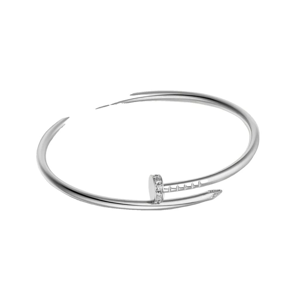 Bracelet Juste un Clou, petit modèle, diamants