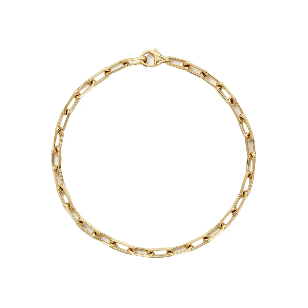 Bracelet Santos de Cartier, chaîne, petit modèle