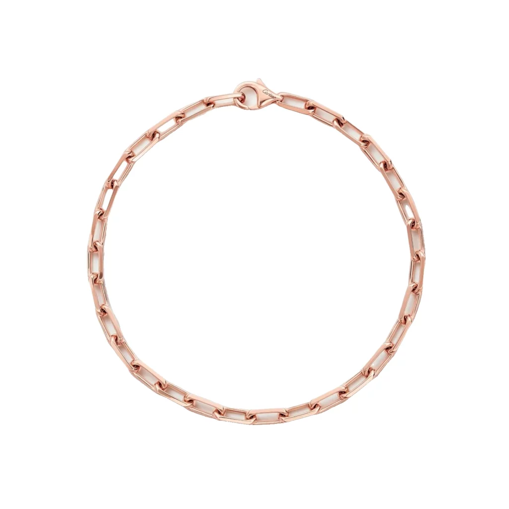 Bracelet Santos de Cartier, chaîne, petit modèle