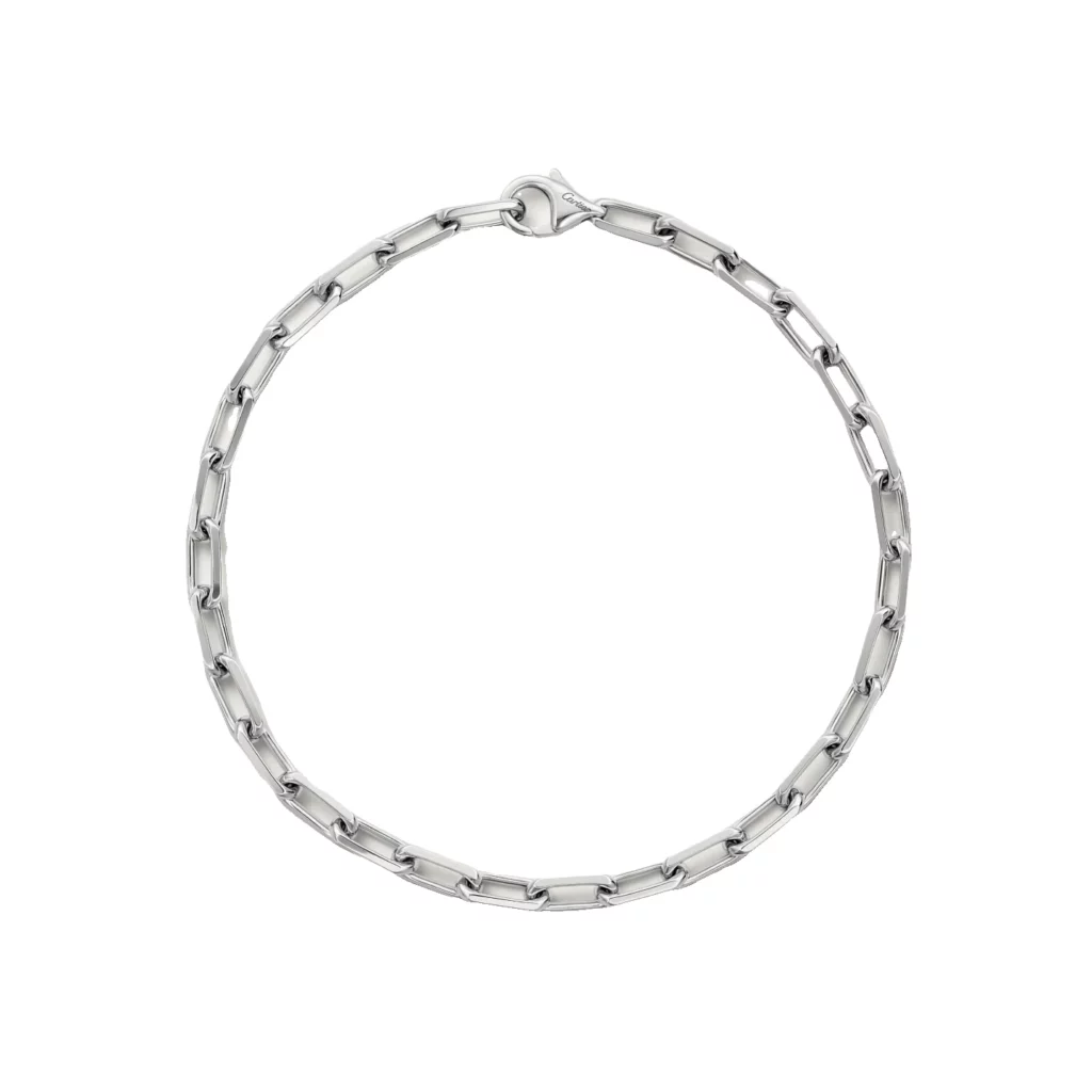 Bracelet Santos de Cartier, chaîne, petit modèle