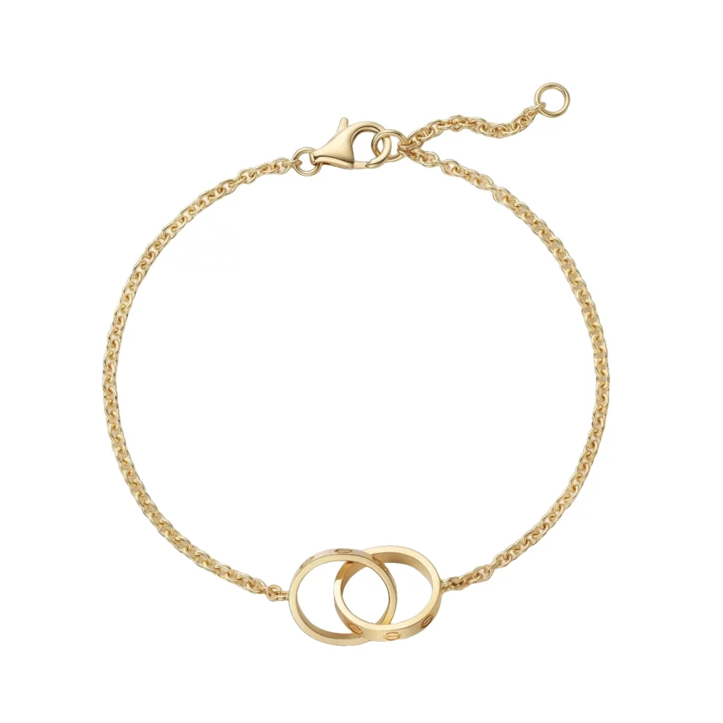 Bracelet LOVE, sur chaîne