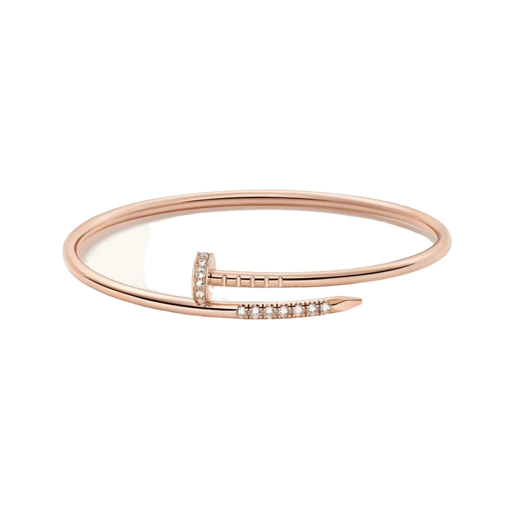 Bracelet Juste un Clou, petit modèle, diamants serti inversé