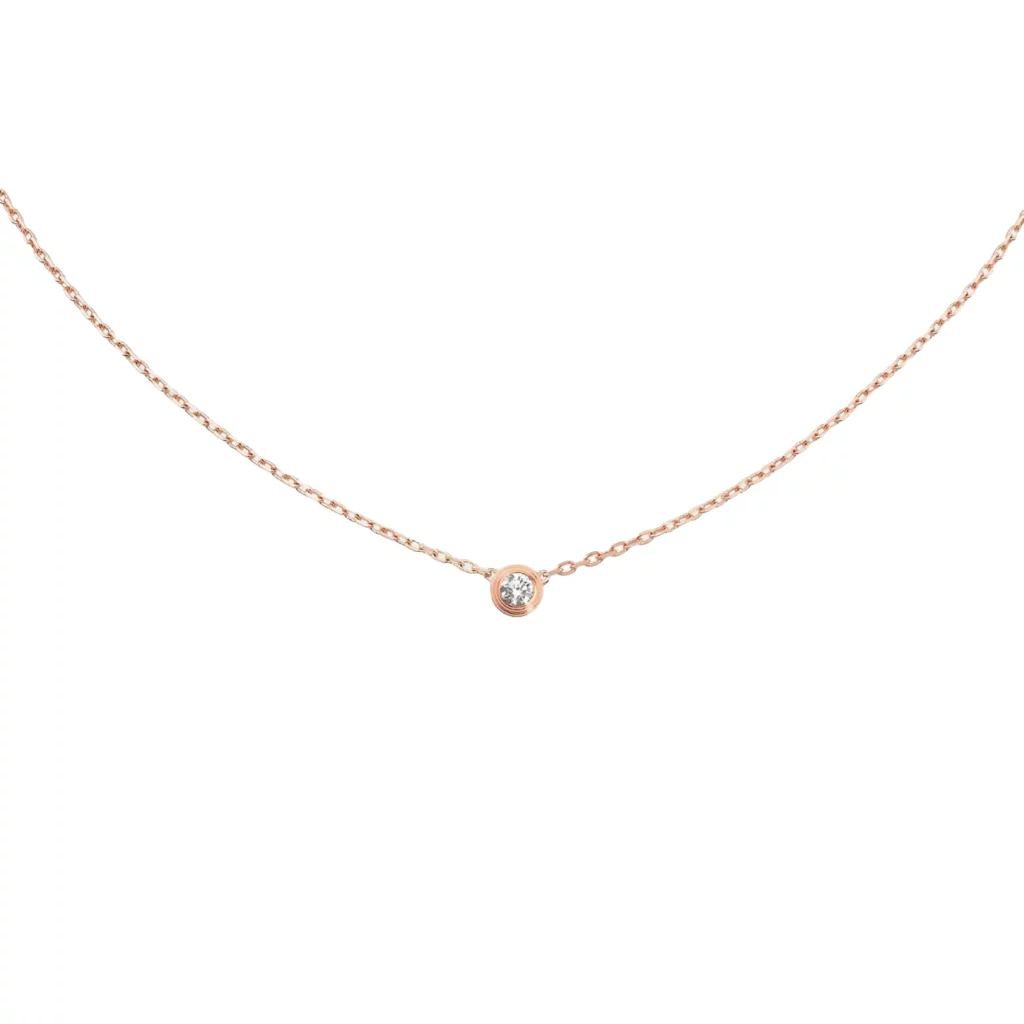 Pendentif Cartier d'Amour, diamant taille brillant, petit modèle