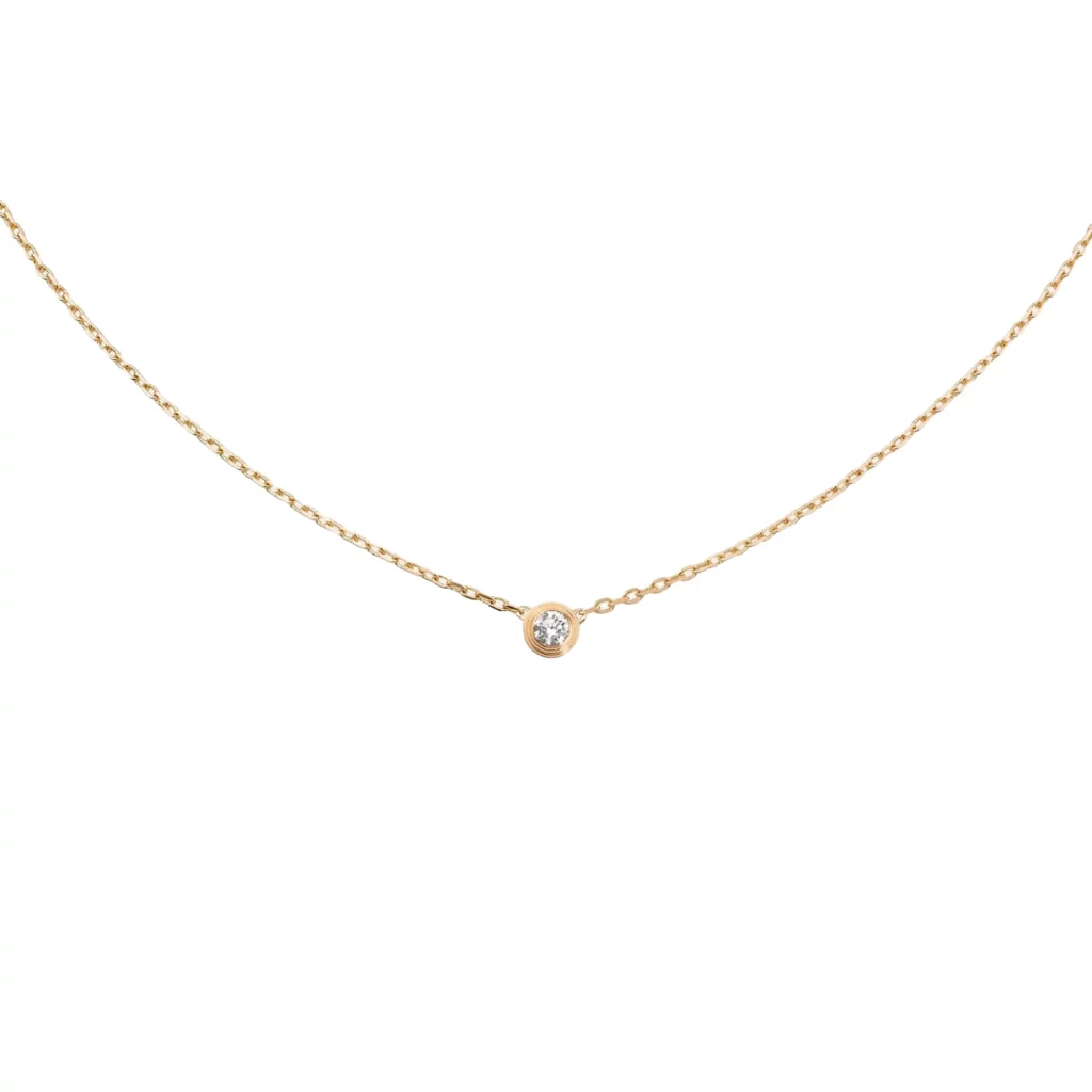 Pendentif Cartier d'Amour, diamant taille brillant, petit modèle