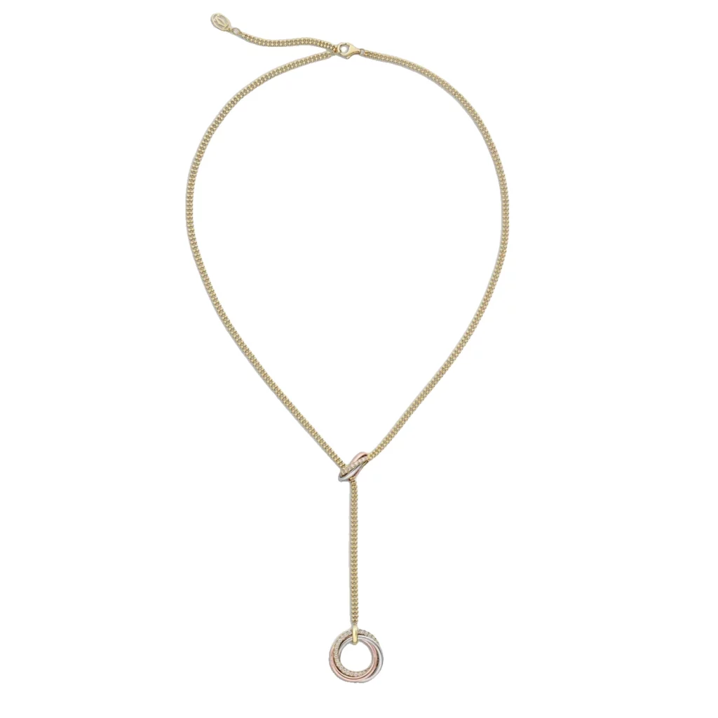 Collier Trinity, diamants