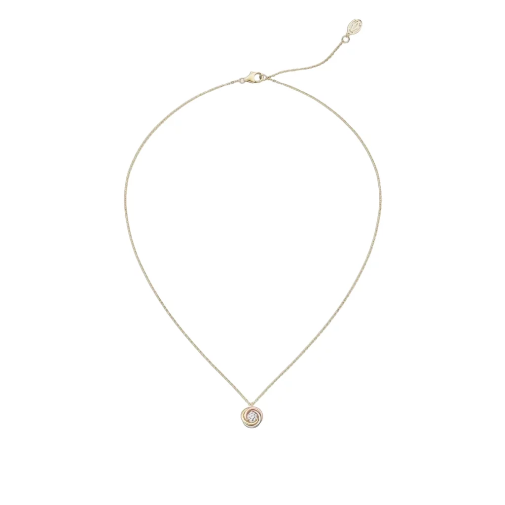 Pendentif Trinity, diamant taille brillant