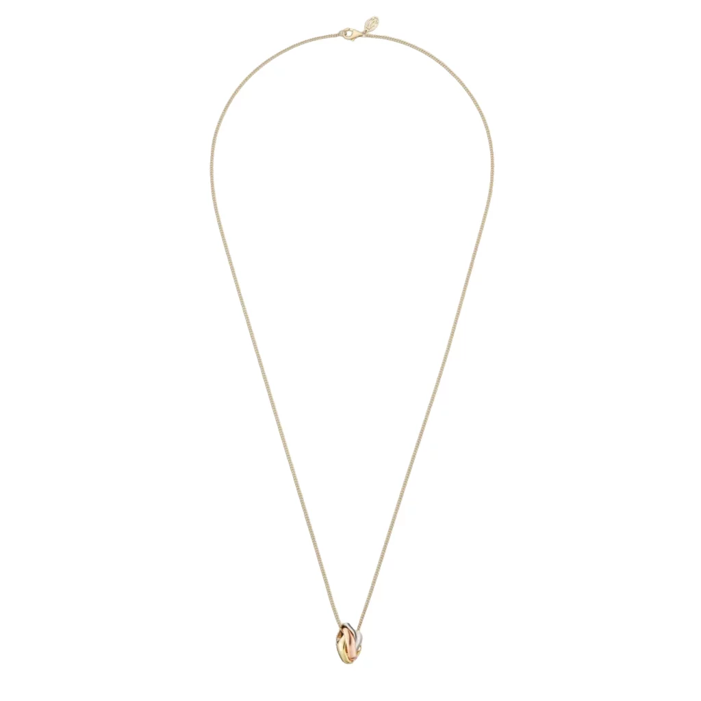 Pendentif Trinity, de forme coussin