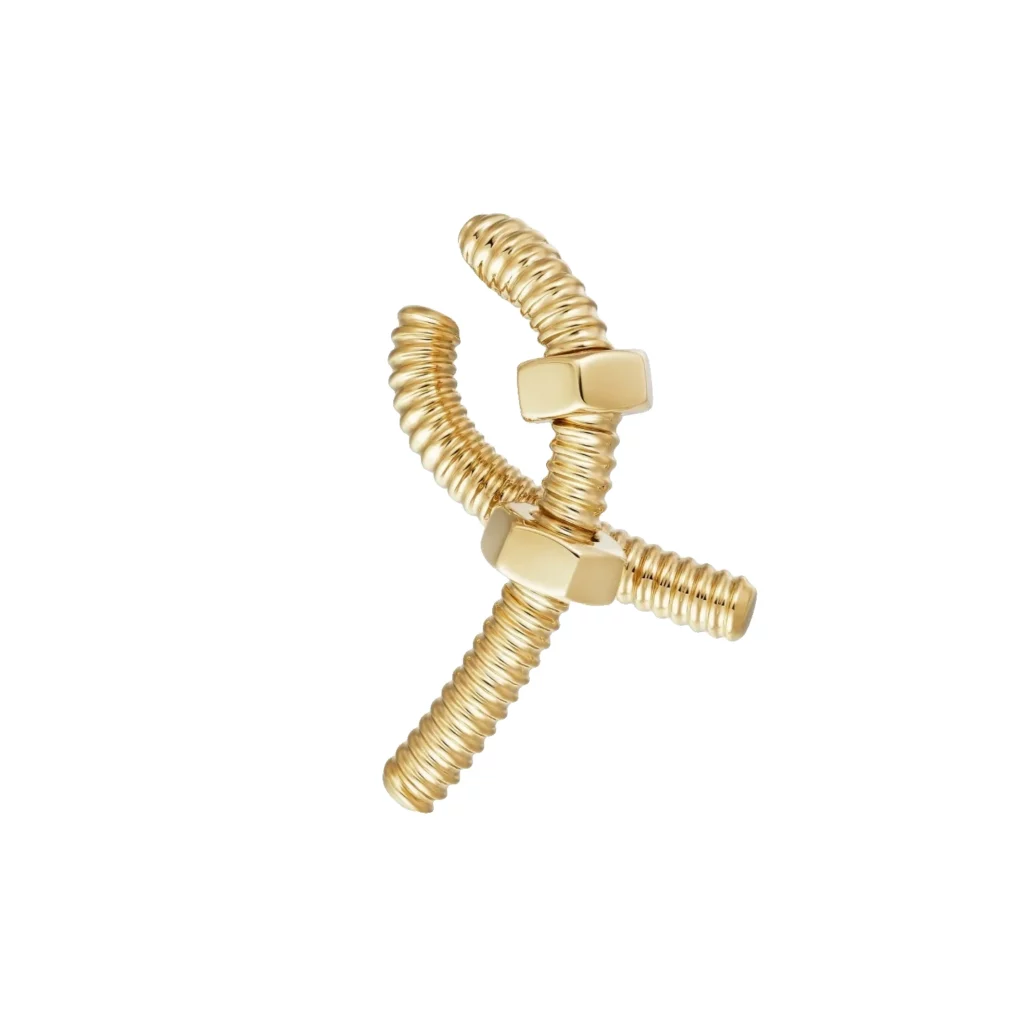 Mono boucle d'oreille droite Ecrou de Cartier