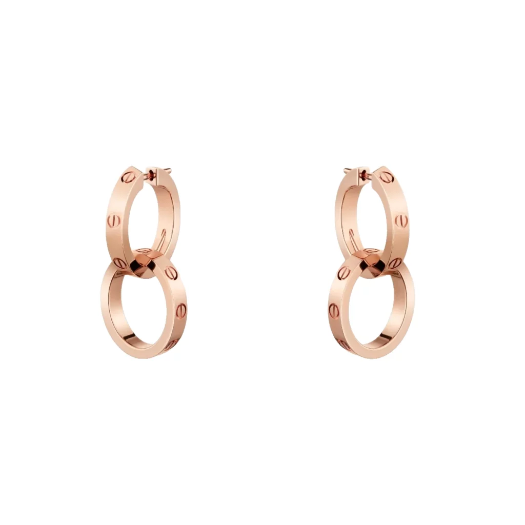 Boucles d'oreilles LOVE, multiportés