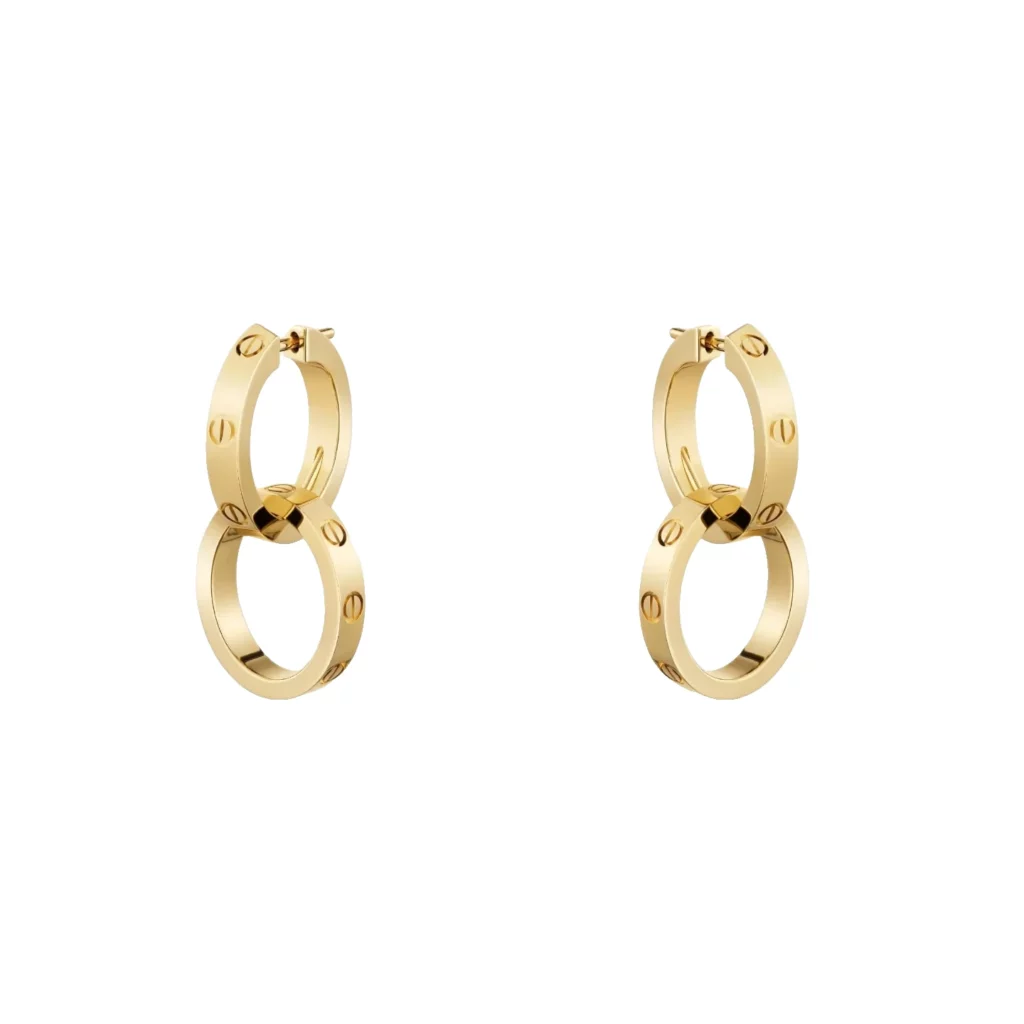 Boucles d'oreilles LOVE, multiportés